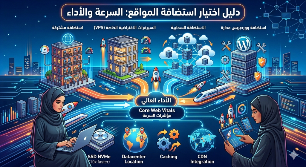 كيف تختار الاستضافة المناسبة لموقعك على الانترنت